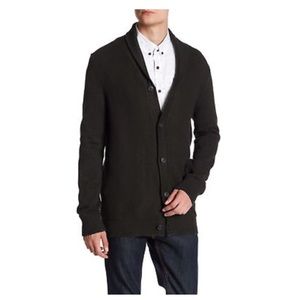 7 diamonds men’s carding button shawl size large